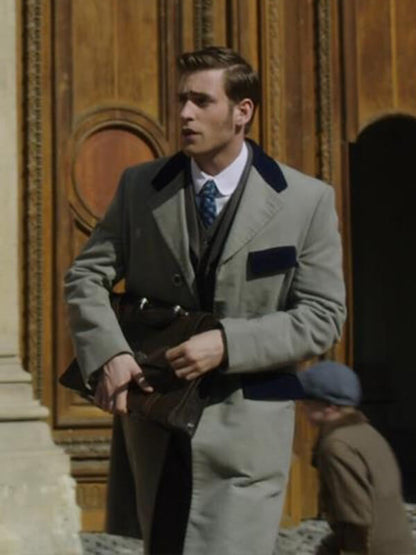 Jonathan Harker Dracula S01 Beige Wool Coat