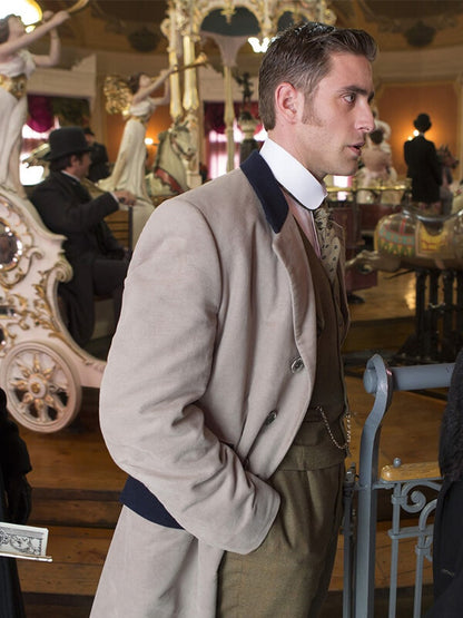 Jonathan Harker Dracula S01 Beige Wool Coat