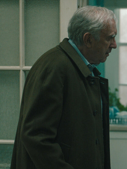 Jonathan Pryce Slow Horses S04 Brown Wool Coat