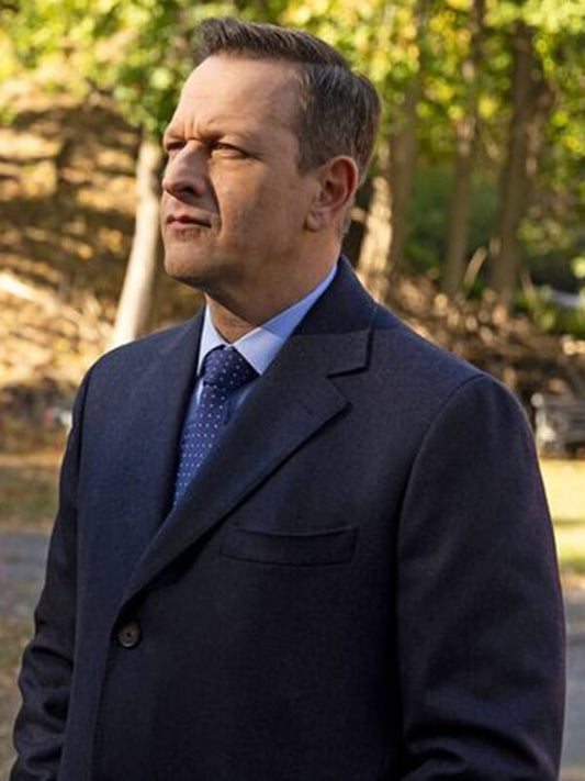 Josh Charles Best Medicine 2026 Wool Coat