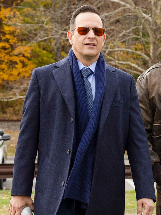 Josh Charles Best Medicine 2026 Wool Coat
