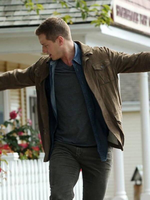 Josh Dallas Once Upon A Time Brown Suede Jacket
