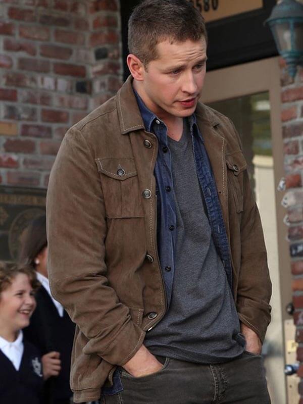 Josh Dallas Once Upon A Time Brown Suede Jacket