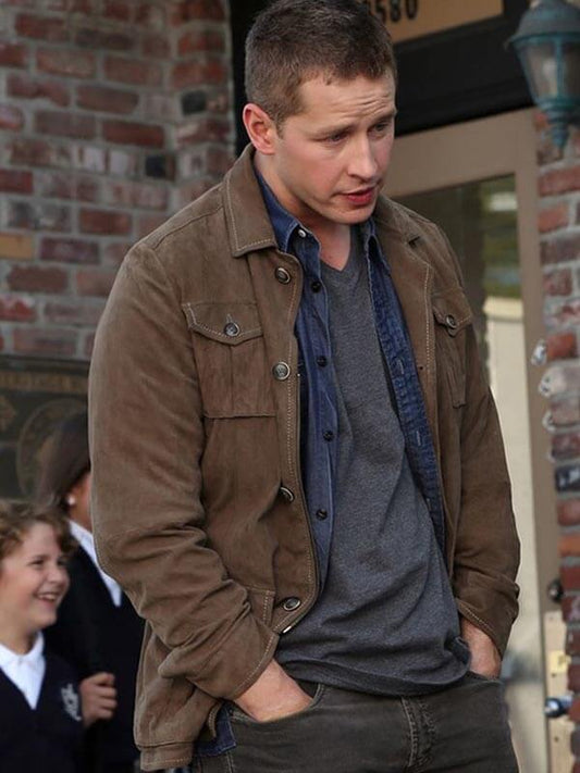 Josh Dallas Once Upon A Time Brown Suede Jacket