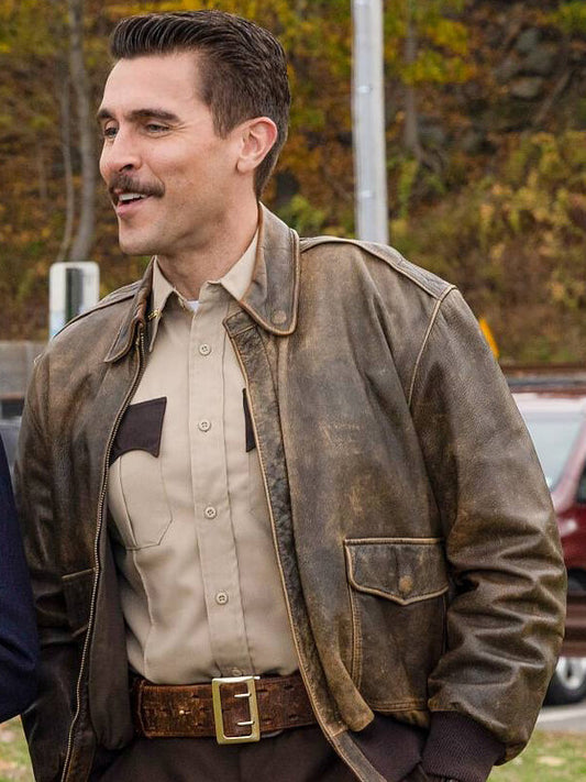 Josh Segarra Best Medicine 2026 Brown Leather Jacket
