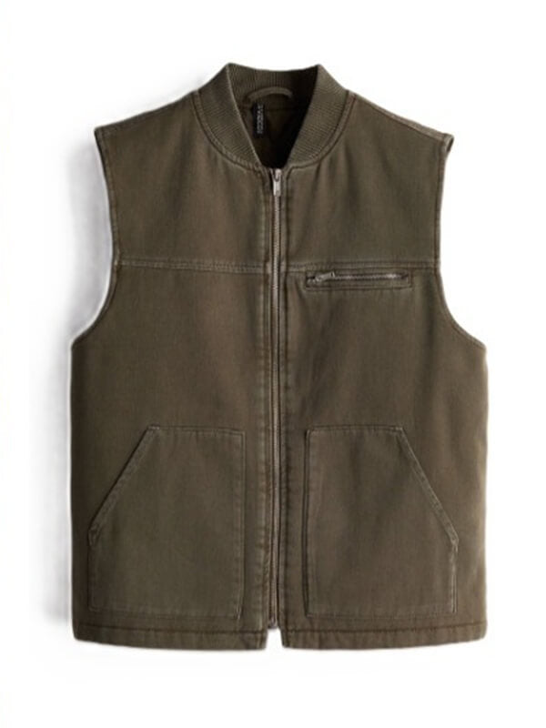 Judith Gray Neagley S01 Green Cotton Vest