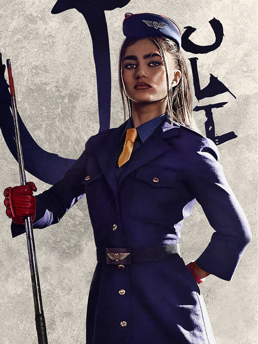 Juli Street Fighter 2026 Rayna Vallandingham Blue Coat