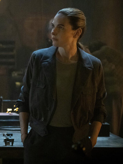Juliette Nichols Silo S03 Gray Cotton Jacket