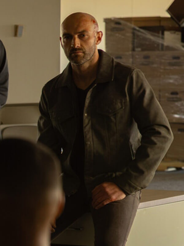 Kamy Bruder Lanterns S01 Gray Trucker Jacket