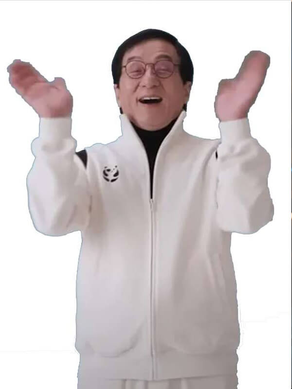 Karate Kid Legends 2025 Jackie Chan White Bomber Jacket