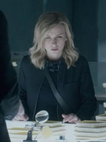 Karin Parke Black Mirror S03 Black Bomber Jacket