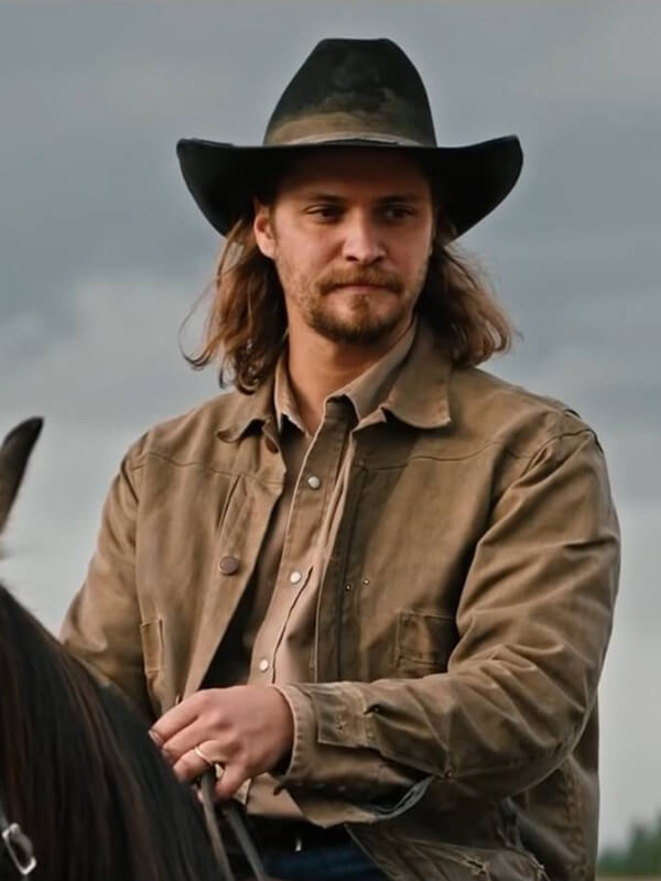 Kayce Dutton Marshals 2026 Luke Grimes Cotton Jacket