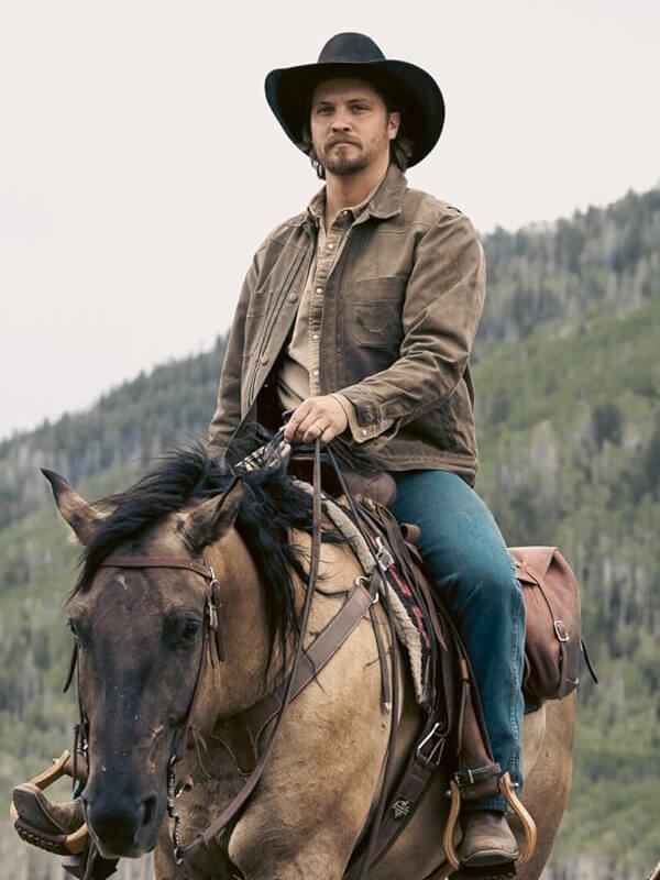Kayce Dutton Marshals 2026 Luke Grimes Cotton Jacket