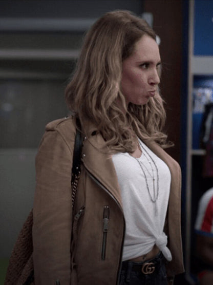Keeley Jones Ted Lasso S01 Brown Suede Jacket