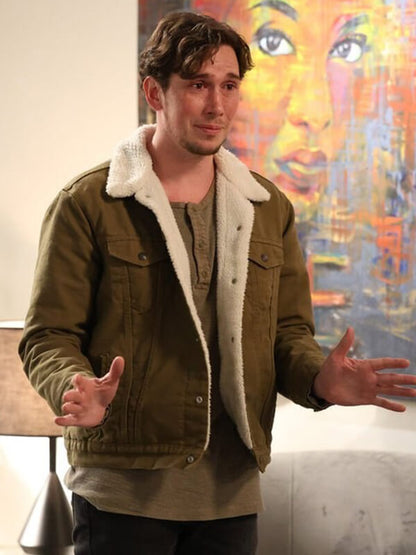 Kellen Boyle Found S02 Brown Shearling Jacket