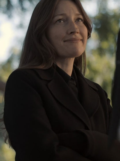 Kelly Macdonald Lanterns S01 Wool Coat