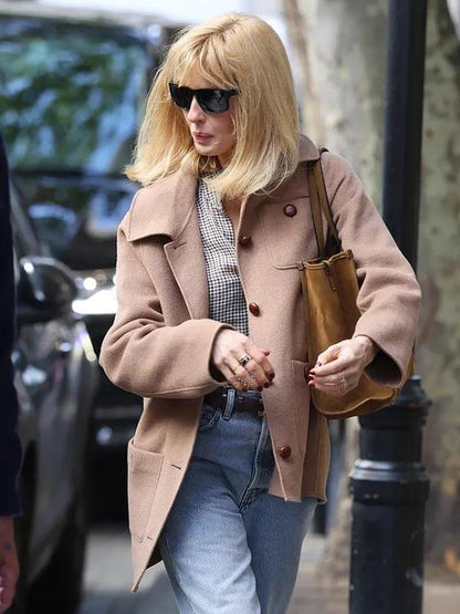 Kelly Reilly Dutton Ranch Premiere Wool Jacket