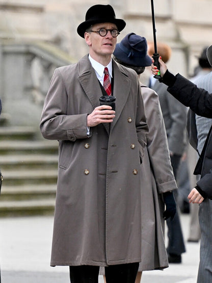 Kennedy 2026 Michael Fassbender Brown Coat
