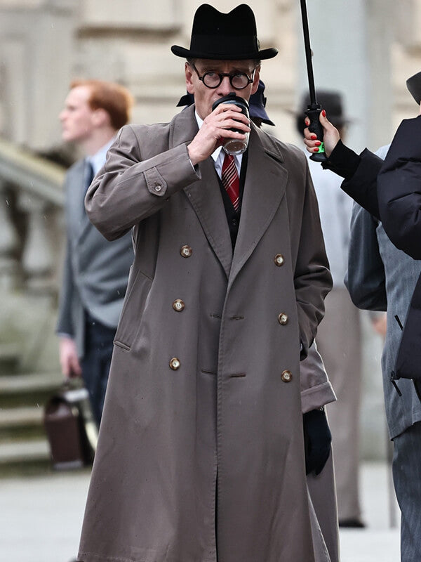 Kennedy 2026 Michael Fassbender Brown Coat
