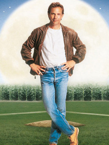 Kevin Costner Field of Dreams Brown Jacket
