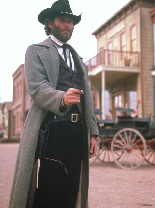 Kevin Kline Silverado Gray Wool Coat