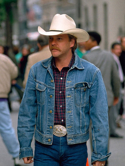 Kiefer Sutherland The Cowboy Way Blue Denim Jacket