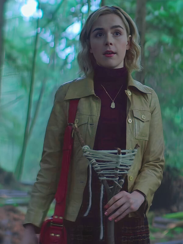 Kiernan Shipka Chilling Adventures of Sabrina Leather Jacket