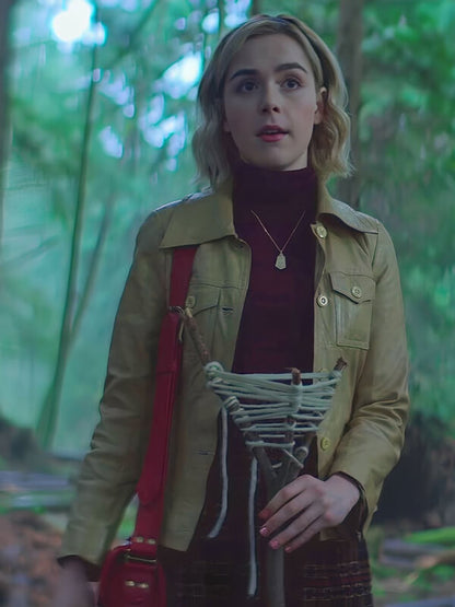 Kiernan Shipka Chilling Adventures of Sabrina Leather Jacket