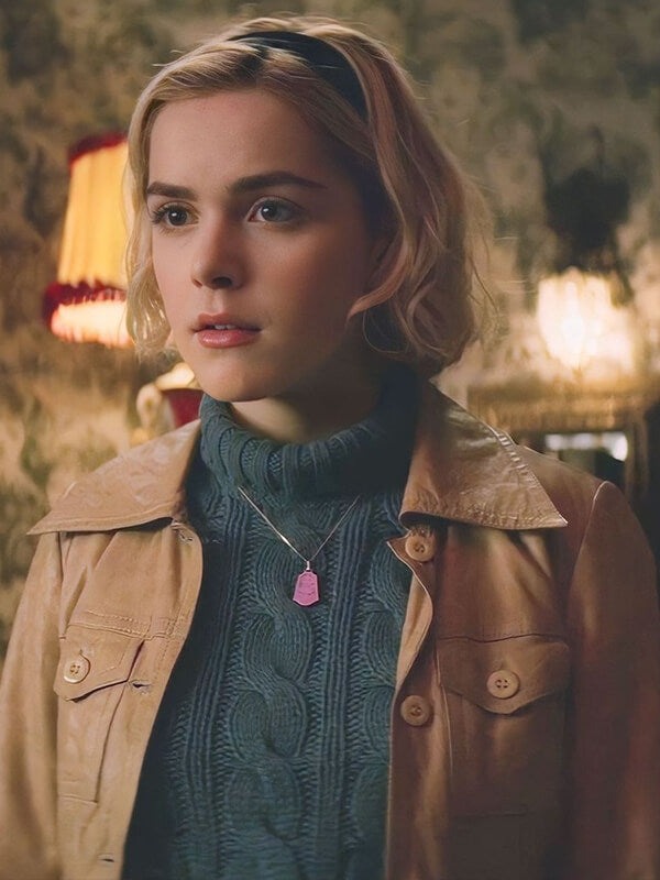 Kiernan Shipka Chilling Adventures of Sabrina Leather Jacket