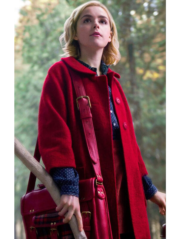 Kiernan Shipka Chilling Adventures of Sabrina Wool Coat