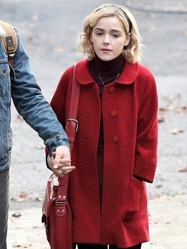 Kiernan Shipka Chilling Adventures of Sabrina Wool Coat