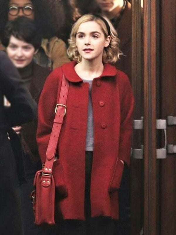 Kiernan Shipka Chilling Adventures of Sabrina Wool Coat
