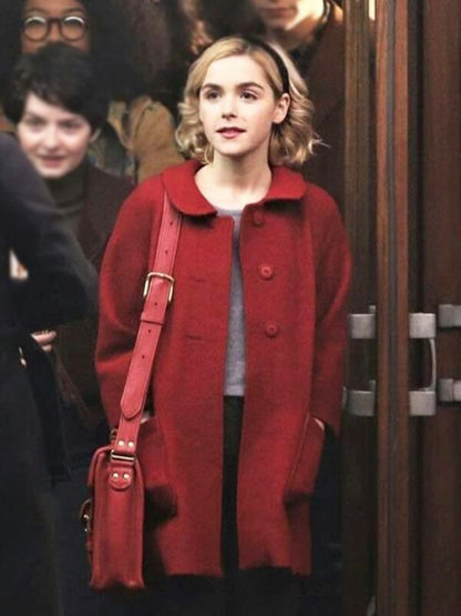 Kiernan Shipka Chilling Adventures of Sabrina Wool Coat