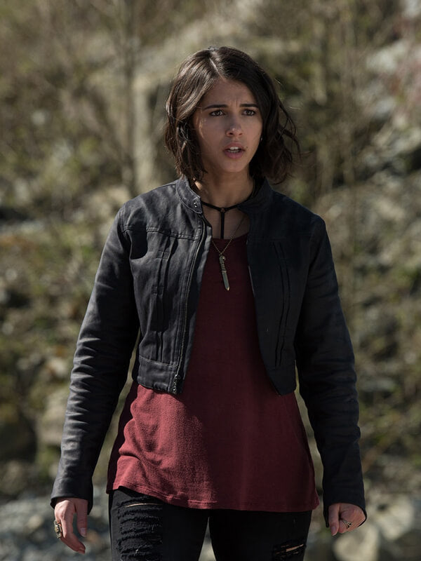 Kimberly Hart Power Rangers Black Leather Jacket