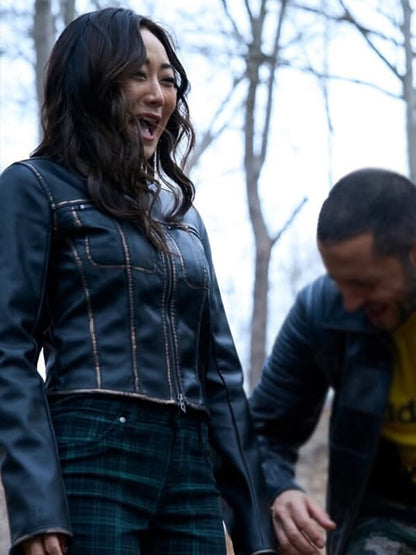Kimiko Miyashiro The Boys S05 Leather Jacket