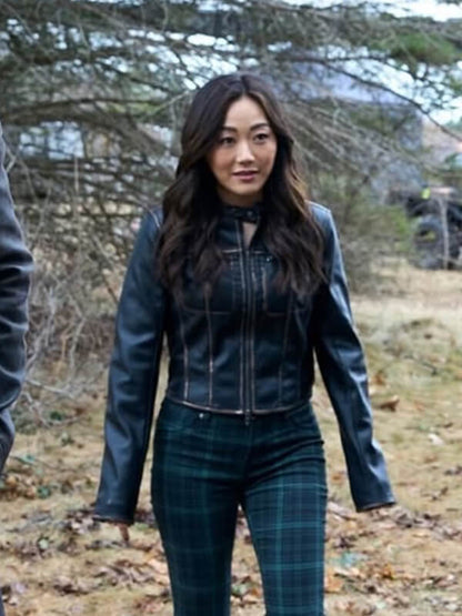 Kimiko Miyashiro The Boys S05 Leather Jacket