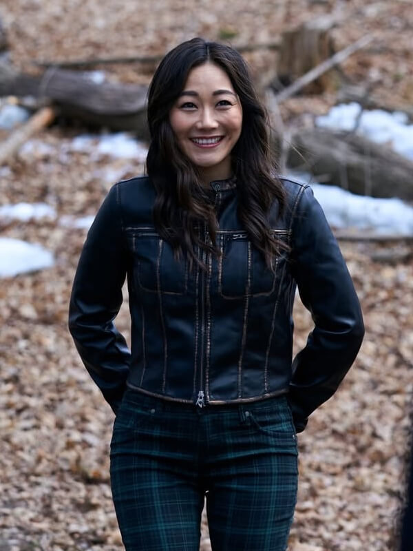 Kimiko Miyashiro The Boys S05 Leather Jacket