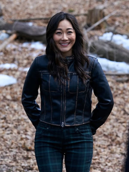 Kimiko Miyashiro The Boys S05 Leather Jacket
