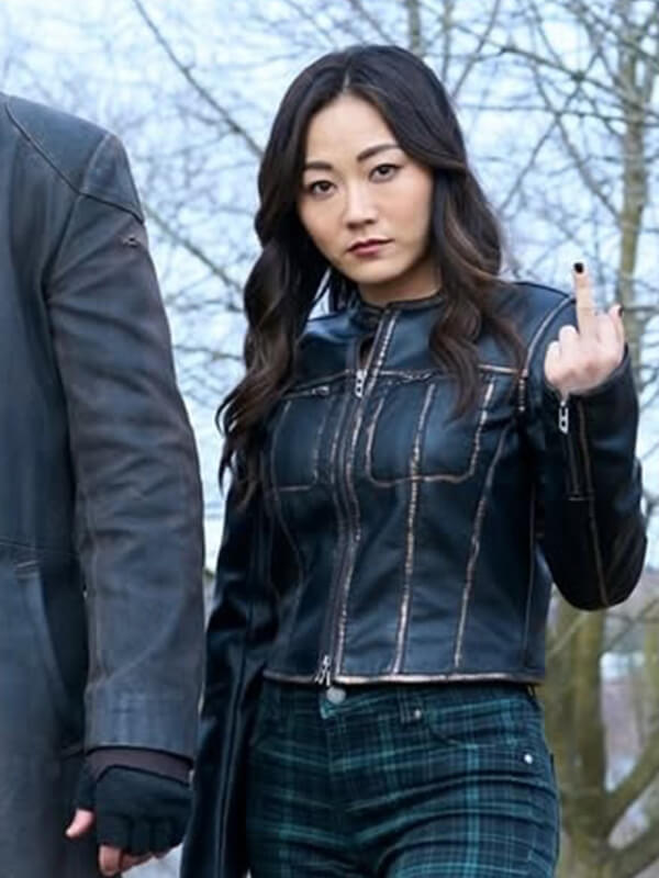Kimiko Miyashiro The Boys S05 Leather Jacket