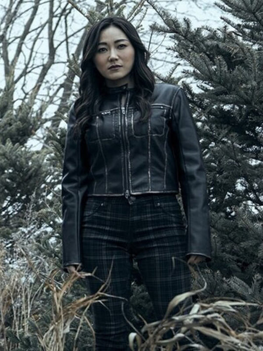 Kimiko Miyashiro The Boys S05 Leather Jacket