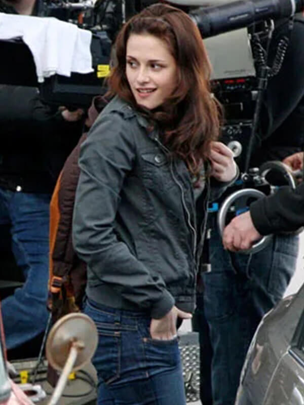 Kristen Stewart The Twilight Saga New Moon Gray Jacket