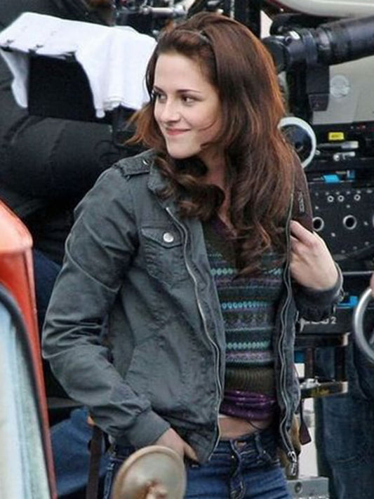 Kristen Stewart The Twilight Saga New Moon Gray Jacket