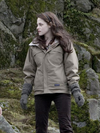 Kristen Stewart Twilight Brown Hooded Jacket