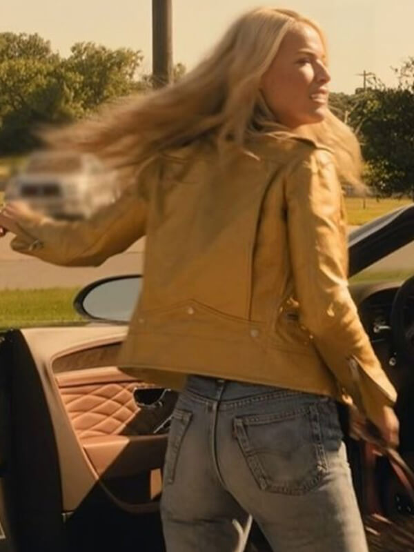 Landman Angela Norris Leather Biker Jacket