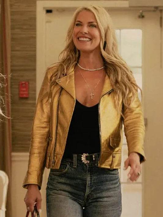 Landman Angela Norris Leather Biker Jacket