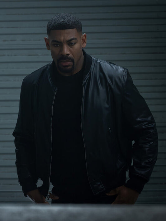 Lanterns S01 John Stewart Black Bomber Jacket