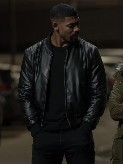Lanterns S01 John Stewart Black Bomber Jacket