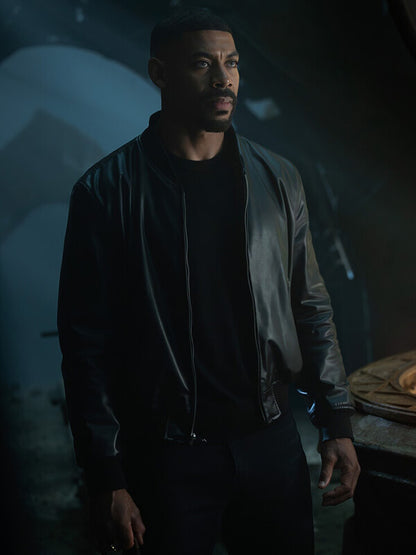 Lanterns S01 John Stewart Black Bomber Jacket