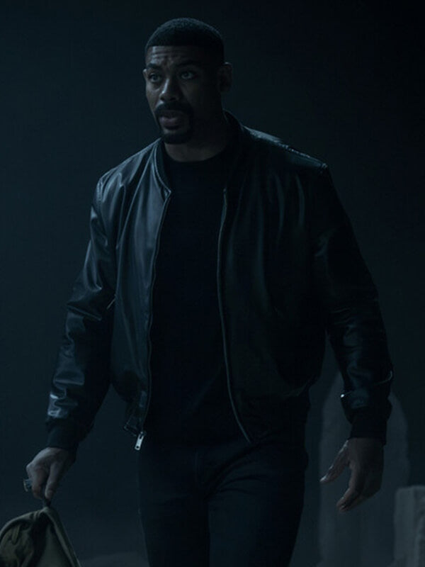 Lanterns S01 John Stewart Black Bomber Jacket