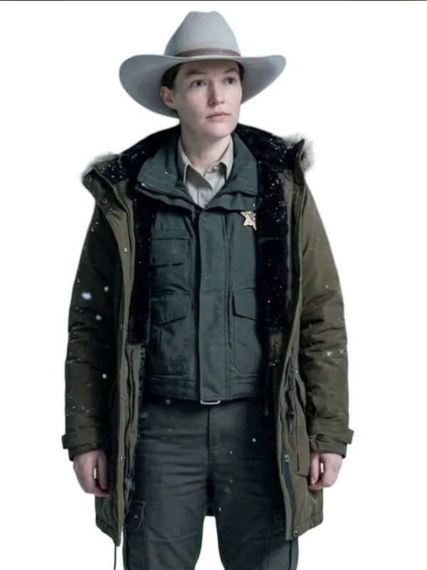 Lanterns S01 Sheriff Kerry Kane Green Parka Jacket